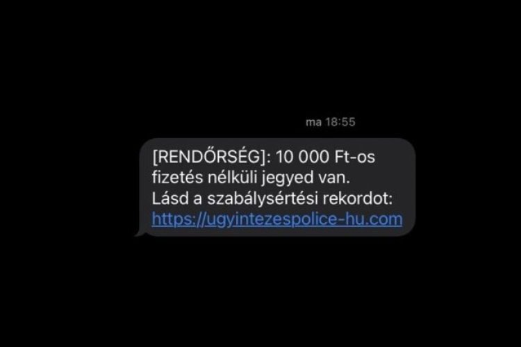 ORFK: a rendőrség nevében küldenek SMS-t csalók